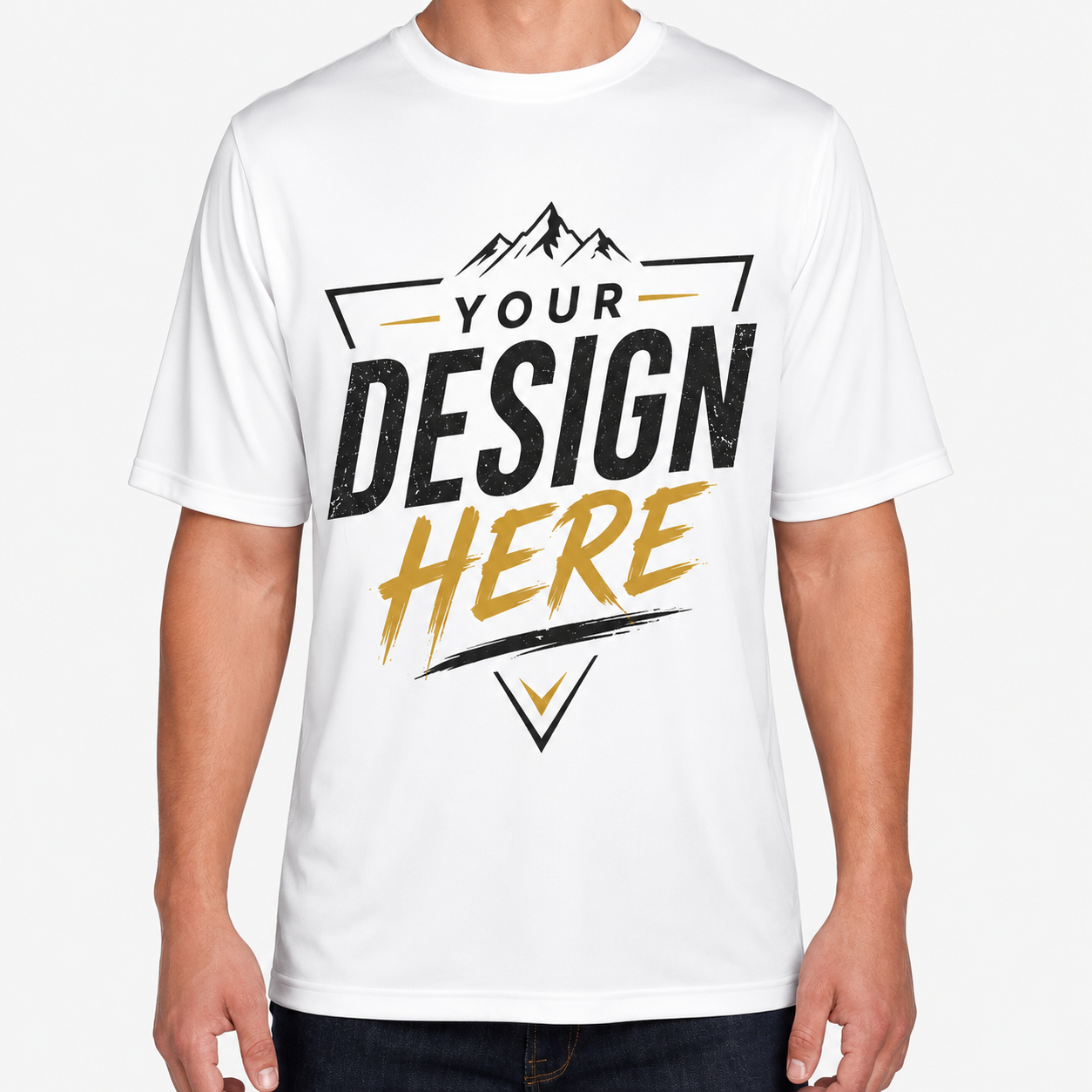 DigiPrint Unisex Ring Spun 100% Cotton Front and Back