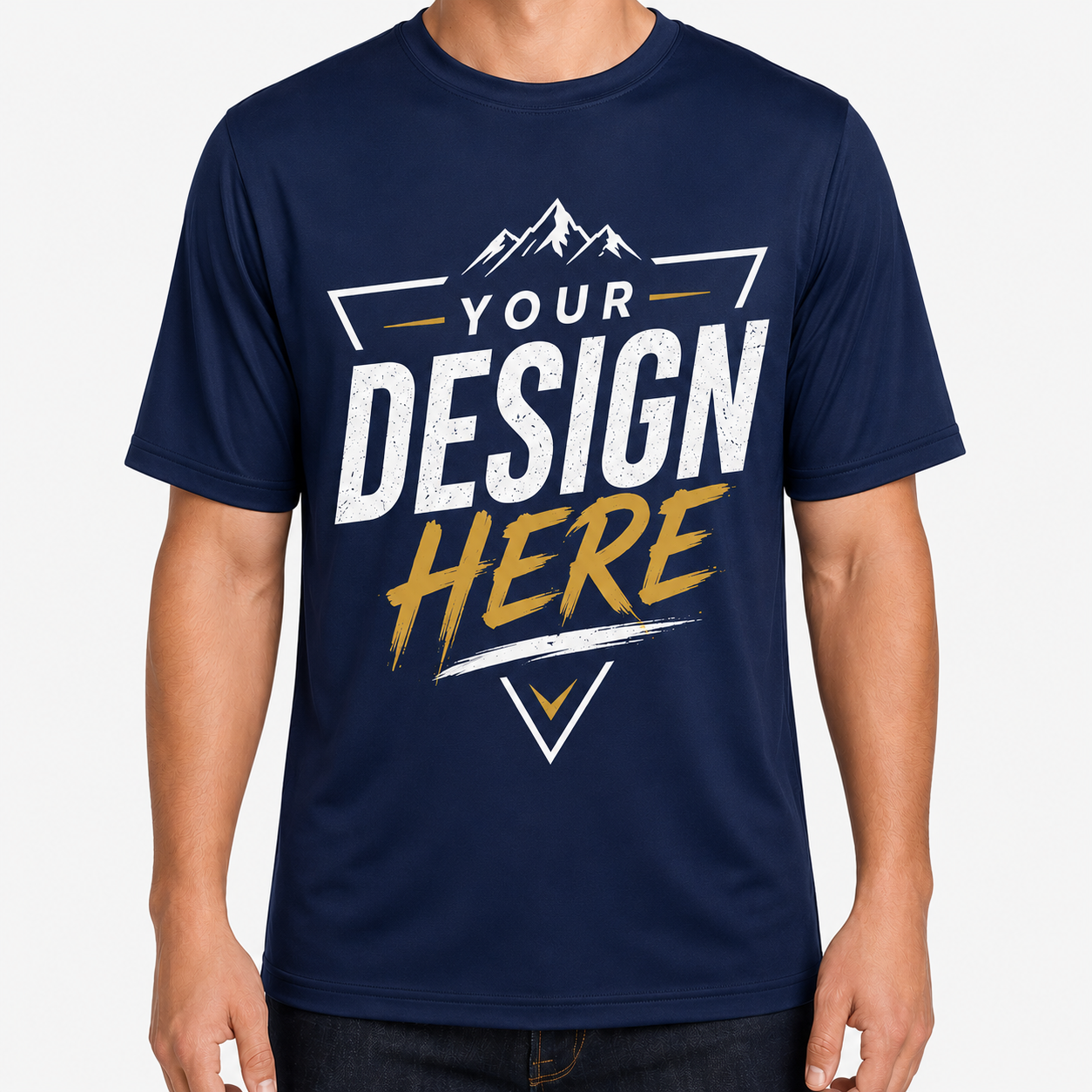 DigiPrint Unisex Ring Spun 100% Cotton Front and Back