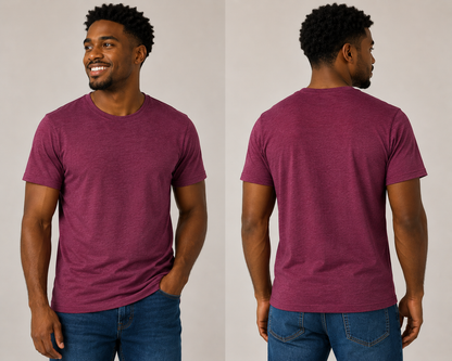 DigiPrint Unisex Tri-Blend Shirt Front or Back