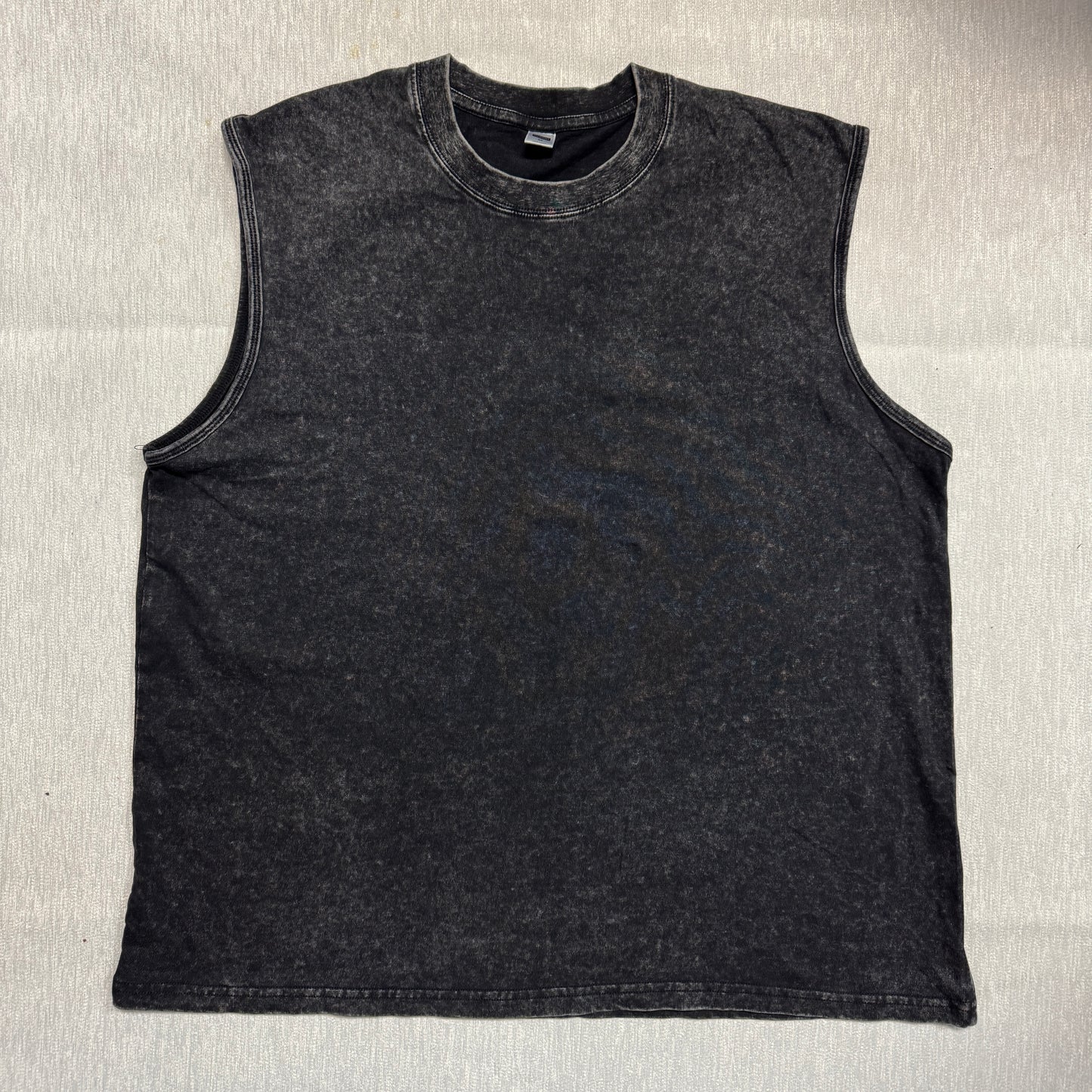 Digiprint Apparel Unisex Vintage Acid Wash Tank Top Front and Back