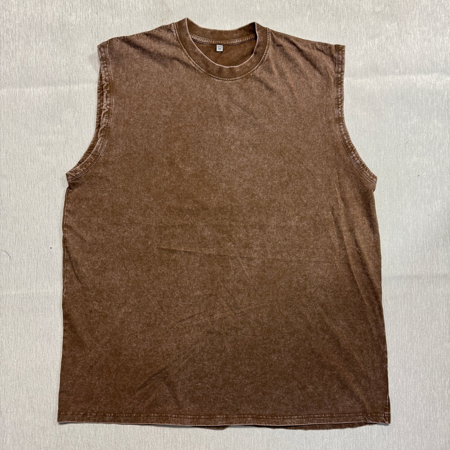 Digiprint Apparel Unisex Vintage Acid Wash Tank Top Front and Back