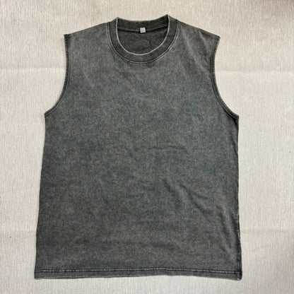 Digiprint Apparel Unisex Vintage Acid Wash Tank Top Front and Back