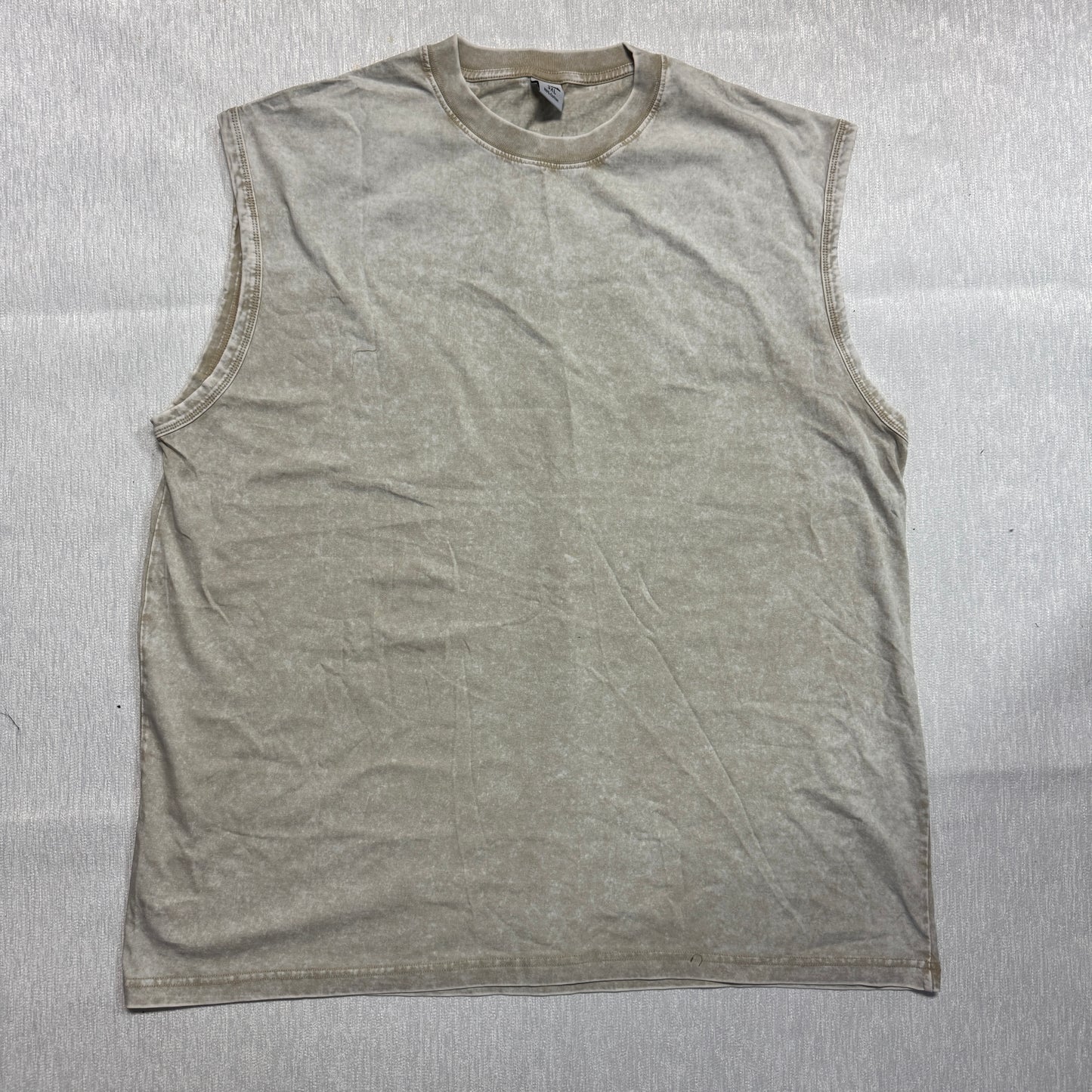 Digiprint Apparel Unisex Vintage Acid Wash Tank Top Front and Back