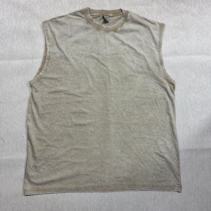 Digiprint Apparel Unisex Vintage Acid Wash Tank Top Front and Back
