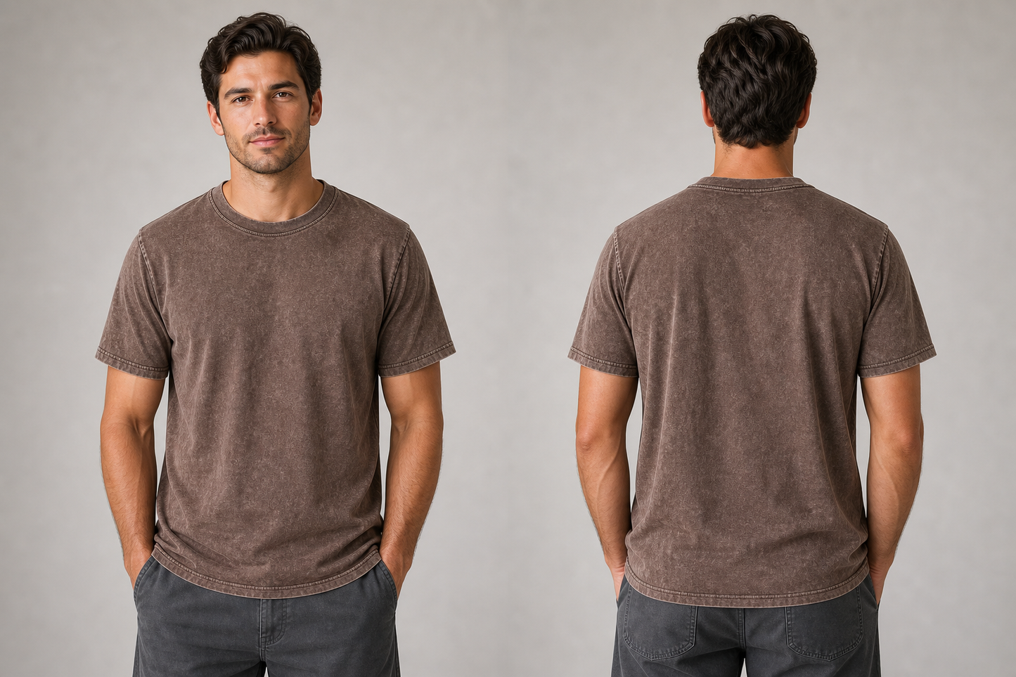 DigiPrint Unisex Vintage Wash Shirt, 100% Premium Cotton