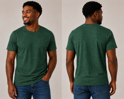DigiPrint Unisex Tri-Blend Shirt Front or Back