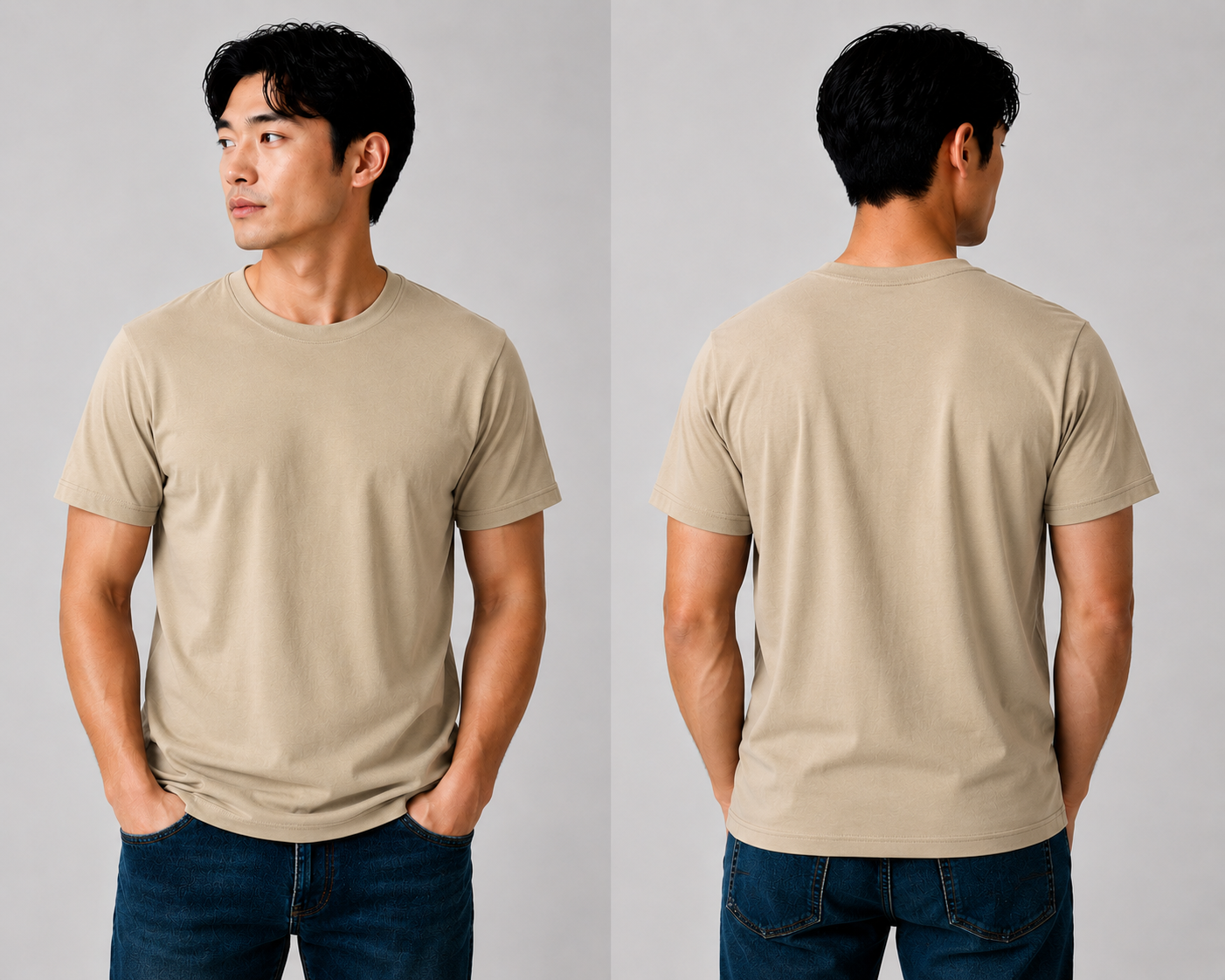 DigiPrint Unisex Light Cotton Shirt, 100% Premium Cotton Front and Back