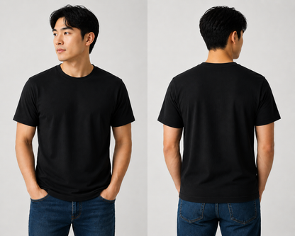 DigiPrint Unisex Light Cotton Shirt, 100% Premium Cotton Front and Back