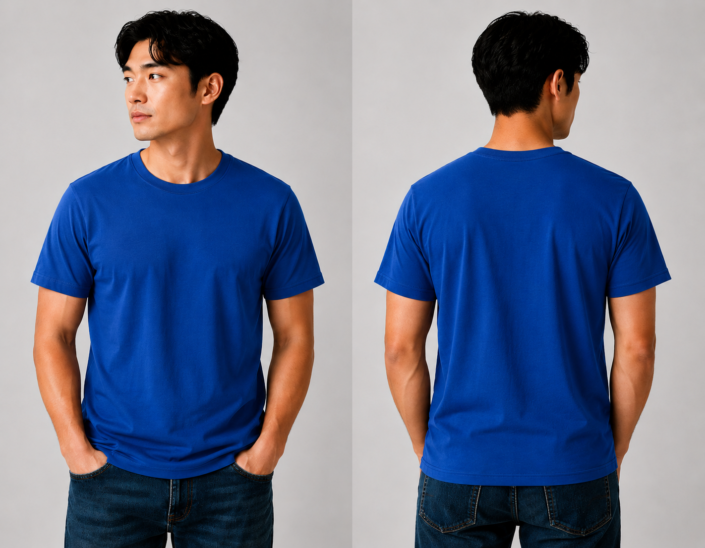 DigiPrint Unisex Light Cotton Shirt, 100% Premium Cotton Front and Back