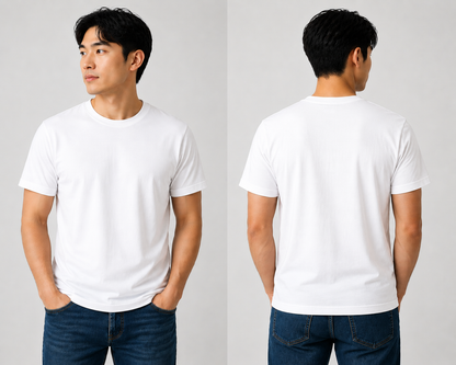 DigiPrint Unisex Light Cotton Shirt, 100% Premium Cotton Front and Back