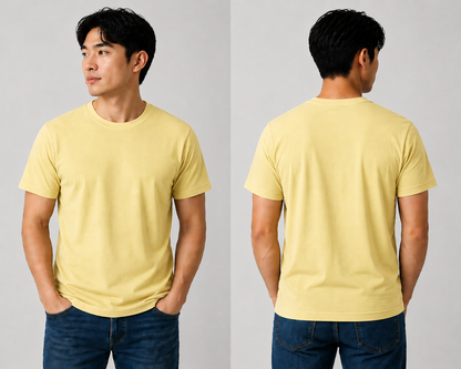 DigiPrint Unisex Light Cotton Shirt, 100% Premium Cotton Front and Back