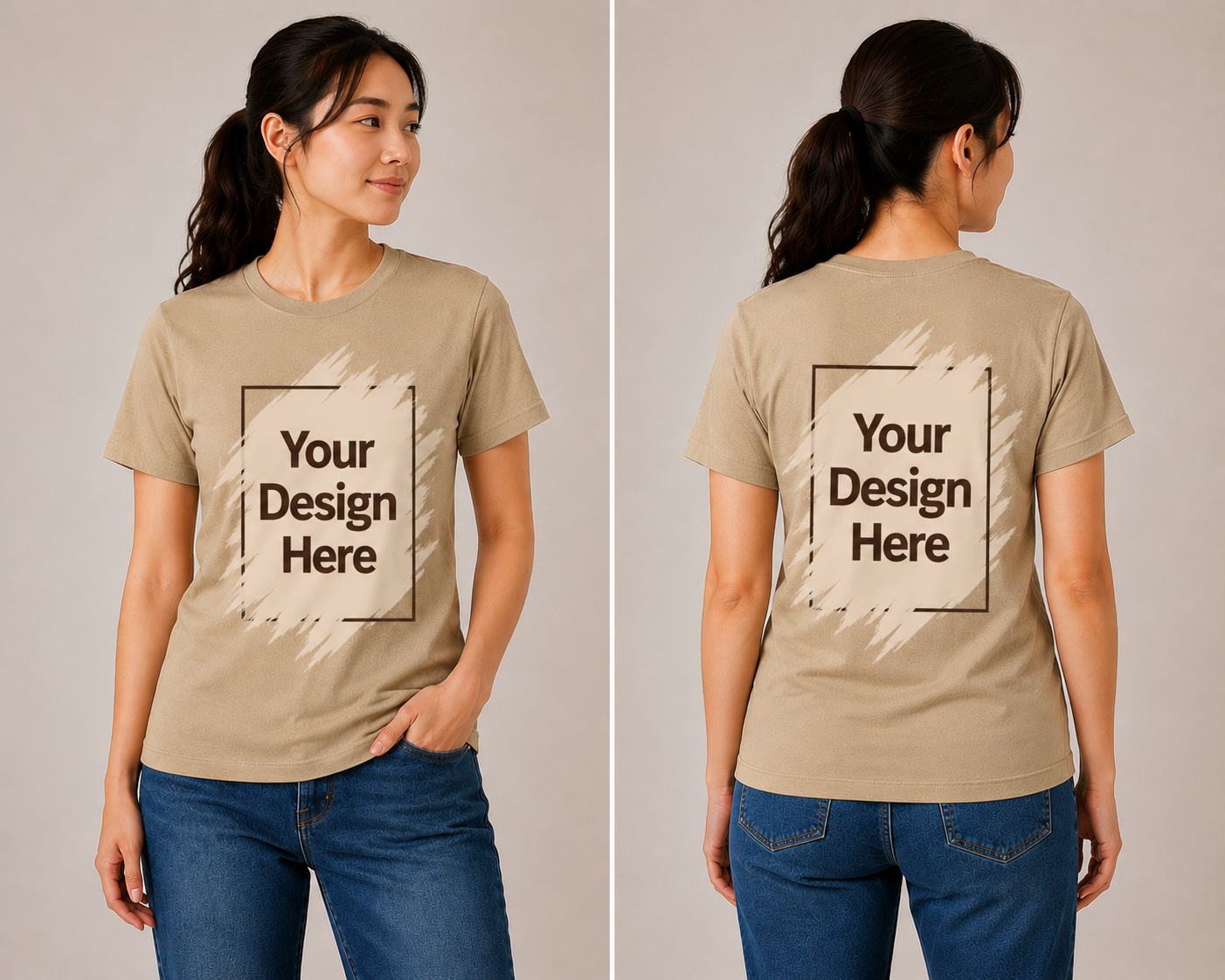 DigiPrint Unisex Soft Style Shirt, 100% Premium Cotton Front or Back